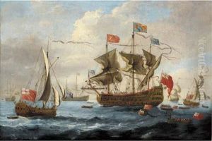 King Charles Ii's Visit To The Fleet At The Nore, 6