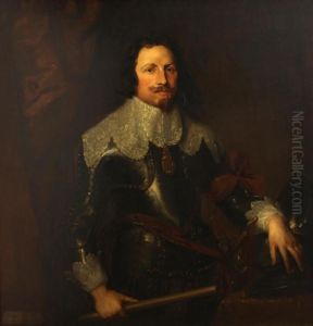 A Portrait Of Thomas Francois De Carignan by Sir Anthony Van Dyck