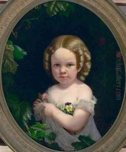 Portrait of Miss Adele Merchant by Charles Christian Nahl