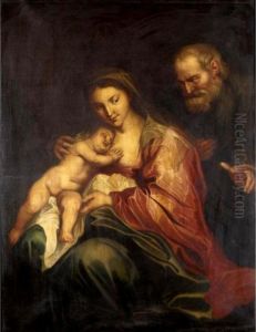 The Rest On The Flight Into Egypt by Sir Anthony Van Dyck