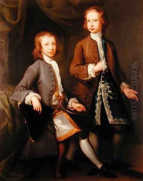 Portrait of Thomas and George Parker - view 1
