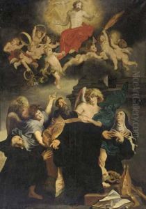 The Ecstasy Of Saint Augustine by Sir Anthony Van Dyck