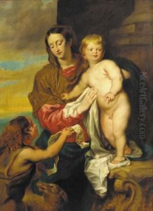 The Virgin And Child With The Infant Saint John The Baptist