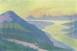 Soleil Couchant A Ambleteuse by Theo van Rysselberghe