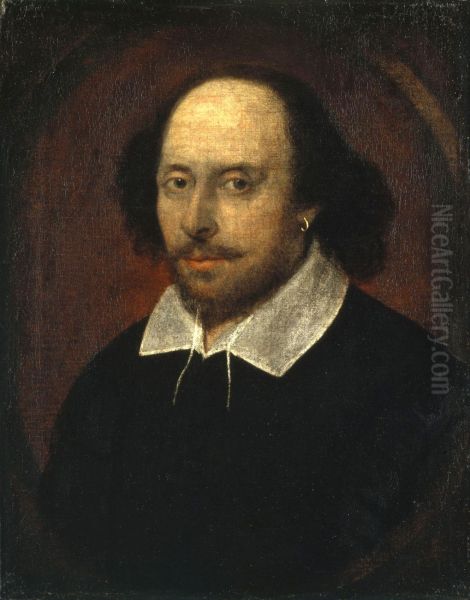 Portrait of William Shakespeare 1564-1616 c.1610 - view 1