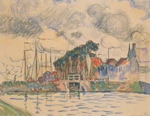 Veere (hollande) by Theo van Rysselberghe