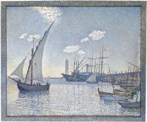 Port De Cette, Les Tartanes by Theo van Rysselberghe