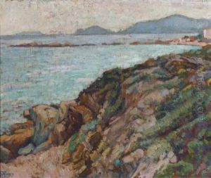 La Baie De St. Clair Par Temps Gris by Theo van Rysselberghe