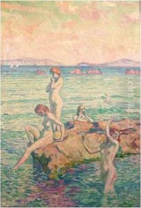 Baigneuses by Theo van Rysselberghe