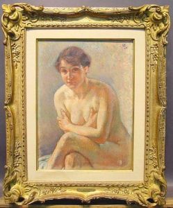 Female Nude by Theo van Rysselberghe