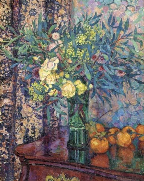 Kakis, Roses Et Mimosas - view 1