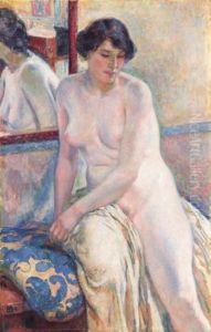 Le Repos Du Modele by Theo van Rysselberghe