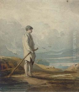 A Shepherd Boy Lost In Thought A Shepherd Boy Lost In Thought