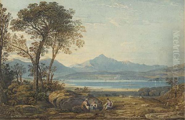 Study Of Snowdon, Wales - view 1