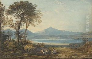Study Of Snowdon, Wales by John Varley
