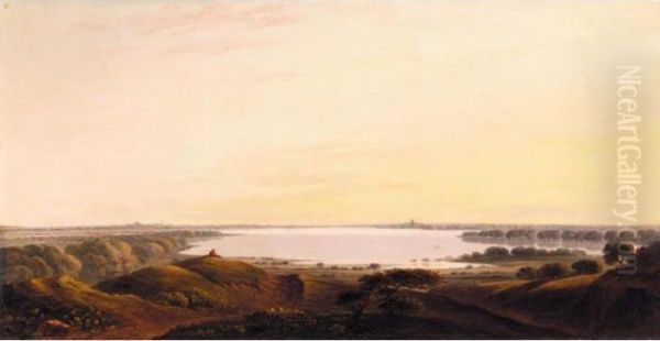 An Extensive River Landscape On The Thames - view 1