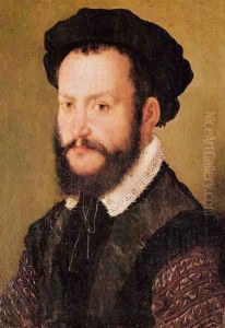 Portrait of a Man with Brown Hair, c.1560 by Corneille De Lyon
