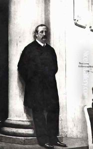 Portrait of the Composer and Scientist Alexander Borodin (1833-87) 1888 by Repin Iliya