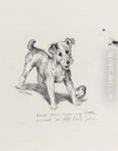 'don't Come Near My Little Friend Or I'll Bite You' by Louis Wain