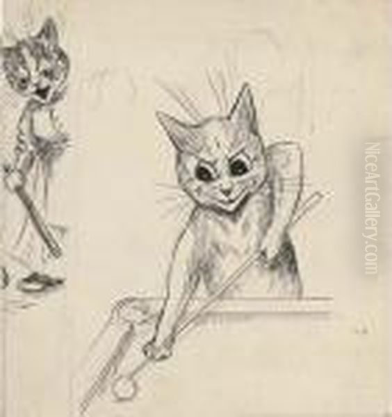 The Snooker Player (illustrated); A Saucy Wink; And Chased By Themonster Cat - view 1