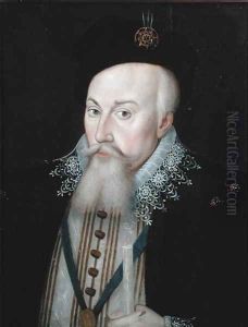 Portrait of Robert Dudley 1532-88 Earl of Leicester, 1587