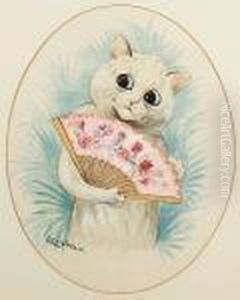Geisha Cat by Louis Wain