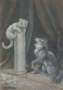 A Balancing Act by Louis Wain