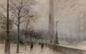 Cleopatra's Needle, Thames Embankment by William Walcot