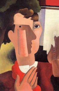 Man with a Red Kerchief by Roger de La Fresnaye