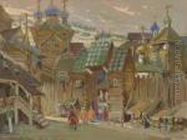 A Stage Design For Prince Igor - view 1