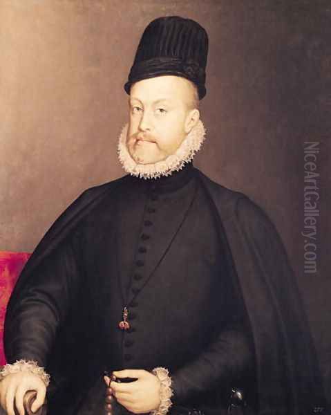 Portrait of Philip II 1527-98 c.1580 by Alonso Sanchez Coello