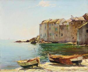 Fishermen's Houses In Erbalunga, Corsica