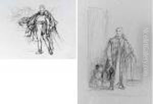 A Sketchbook Of Figure,
Landscape And Other Drawings, Includingstudies For 'the Entry Of George
Iv Into Holyrood House' (1830),the Portraits Of Queen Adelaide (1833)
And The Duke Of Wellington(1835), And 'nelson Sealing The Copenhagen
Despatch', A by Sir David Wilkie