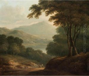 Moel Hebog And Llyn Dinas by Richard Wilson