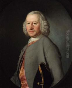 Portrait Of Robert Newton by Josepf Wright Of Derby