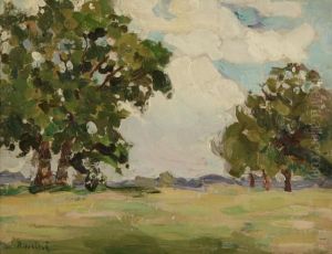 Landscape With Apple Trees by Vladimir Baranoff-Rossine