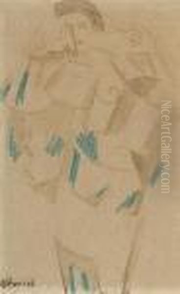 Cubist Figure - view 1