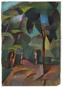 Les Arbres by Vladimir Baranoff-Rossine