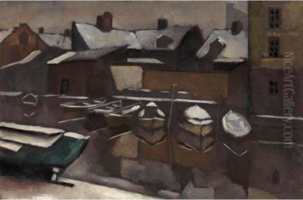 Roofs And Boats, Norway - view 1