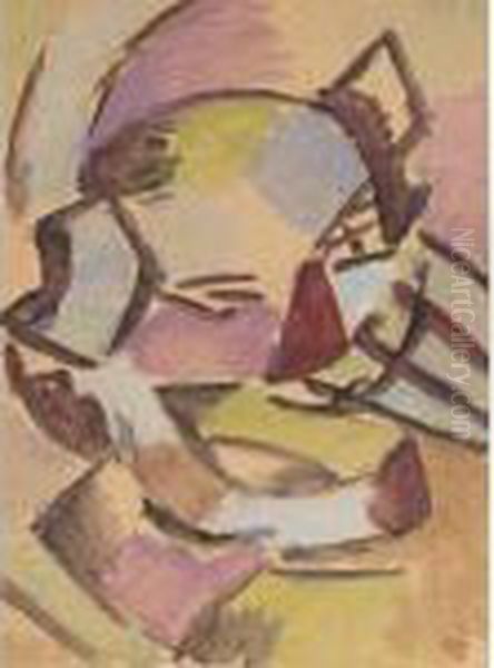 Abstract Composition: Head Of A Clown - view 1