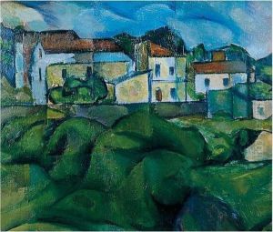 Red Roofs, C.1910 by Vladimir Baranoff-Rossine