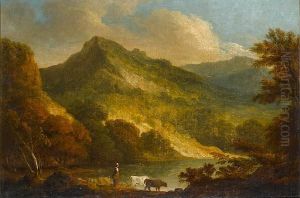 A Mountainous Landscape A Mountainous Landscape