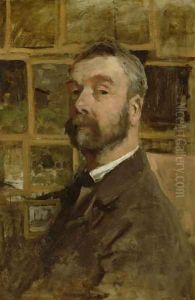 Self portrait, c.1884 by Anton Mauve