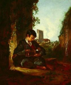 Boy With Pet Mouse