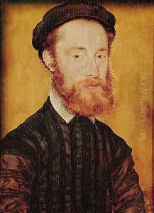 Portrait of a Man with Blonde Hair by Corneille De Lyon