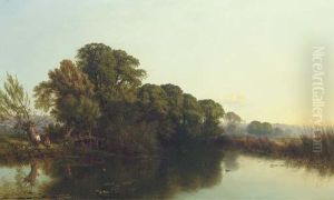 A Summer's Evening On The Thames by Henry John Boddington