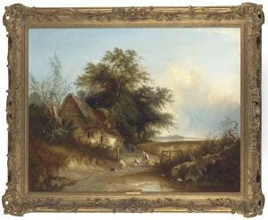A Woodland Cottage By A Pond