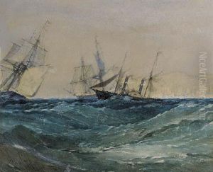 The Channel Packet Running Out Of Port by John Callow