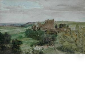 Landscape With Castle by Thomas Gainsborough