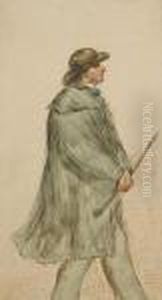 A Portrait Of Edward Fitzgerald by Thomas Gainsborough